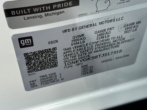 New 2026 Chevrolet Traverse LT w/ Driver Confidence Package AWD/4WD image 29