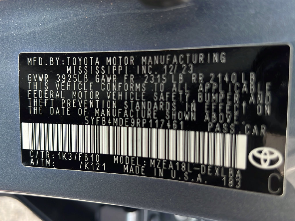 Certified 2024 Toyota Corolla LE FWD image 24