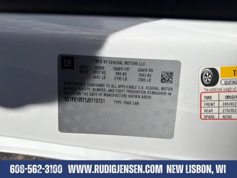 Used 2018 Chevrolet Camaro SS RWD image 30