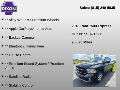 Used 2018 RAM 1500 Express AWD/4WD image 4