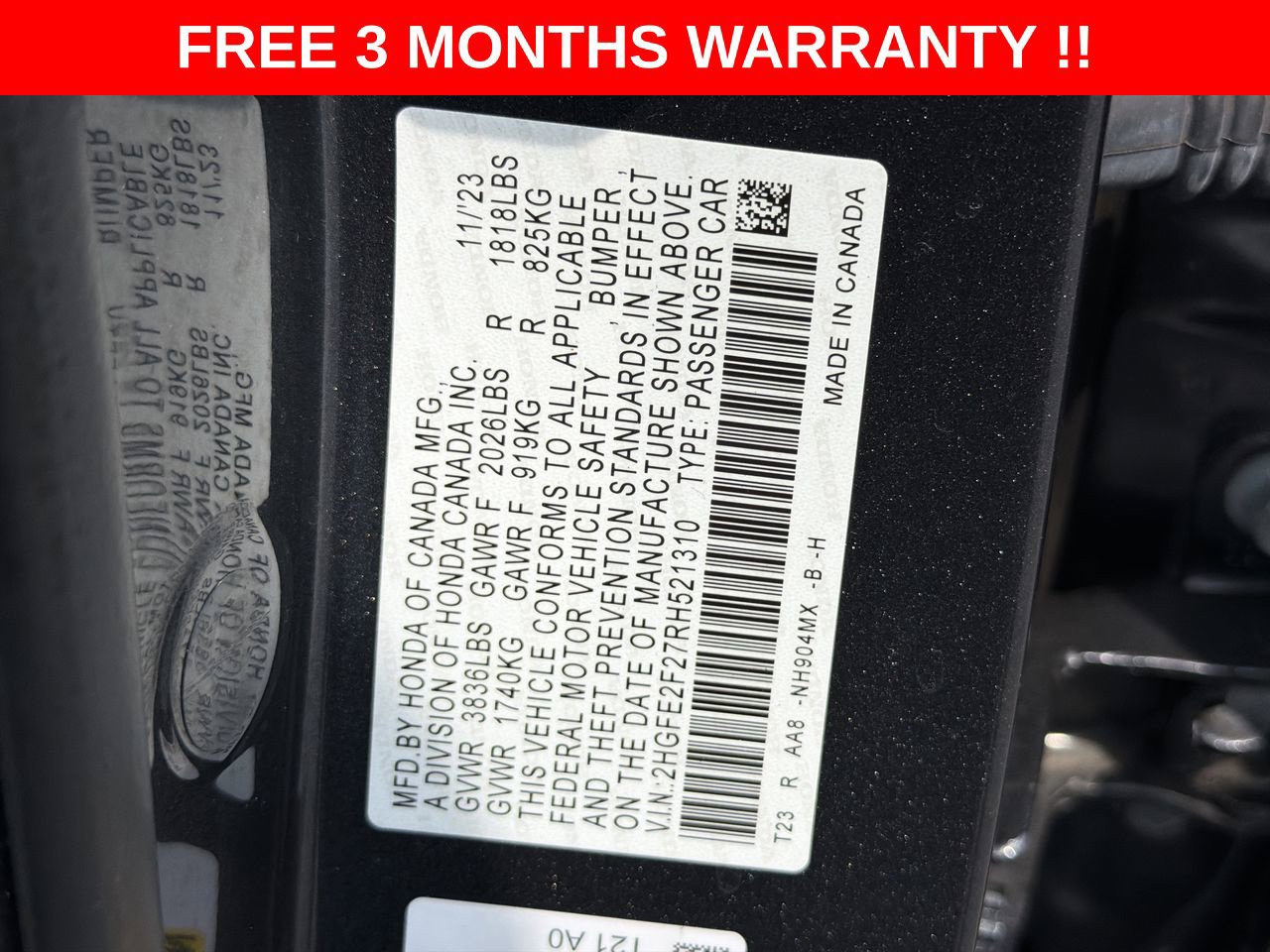 Used 2024 Honda Civic LX image 23