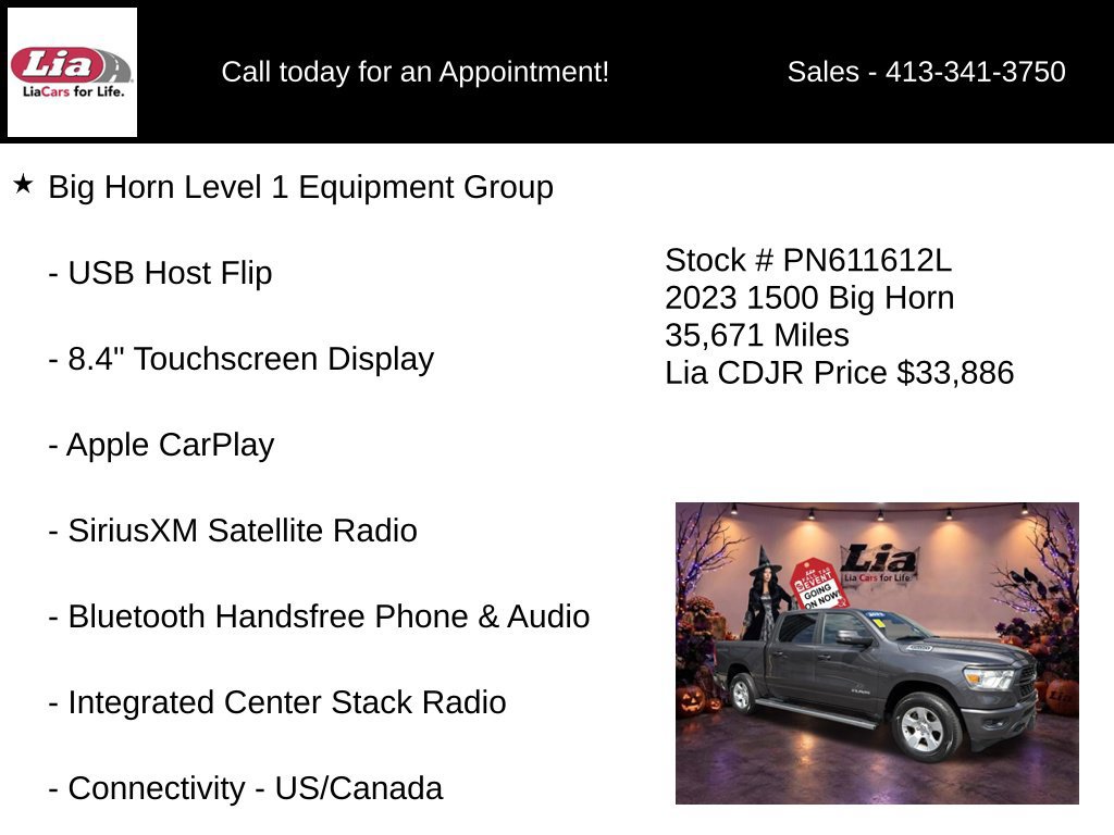 Certified 2023 RAM 1500 Big Horn AWD/4WD image 21
