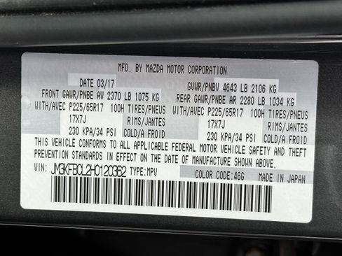 Used 2017 MAZDA CX-5 Touring AWD/4WD image 15