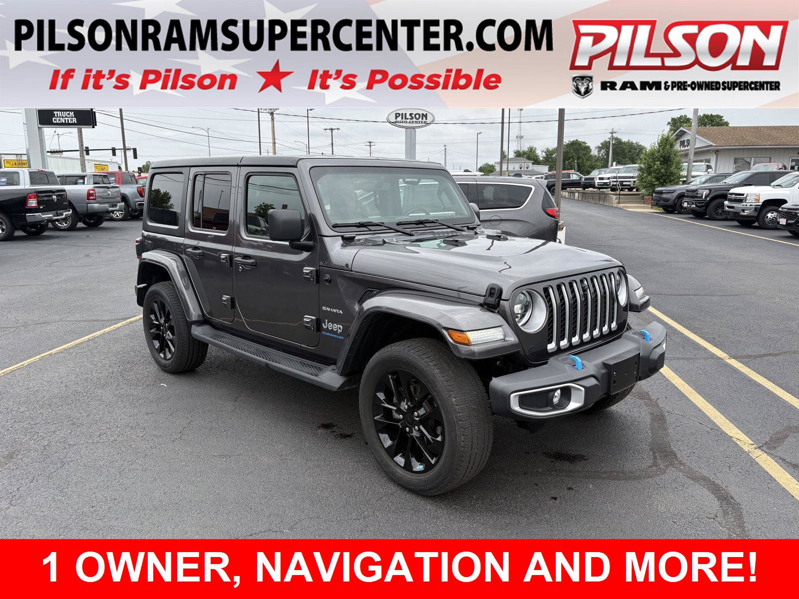 Used 2023 Jeep Wrangler Unlimited Sahara AWD/4WD image 1