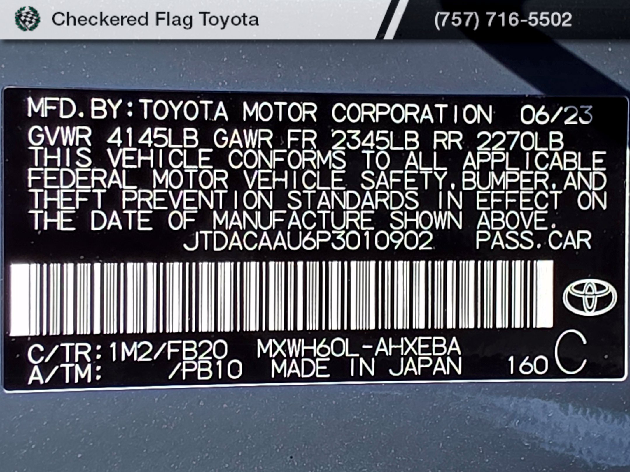Used 2023 Toyota Prius LE FWD image 28