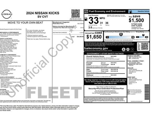 Used 2024 Nissan Kicks SV image 3