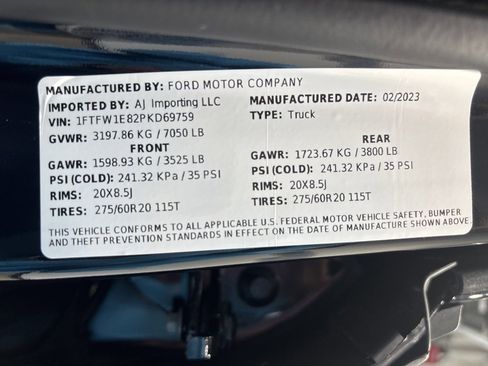 Used 2023 Ford F150 Lariat w/ Equipment Group 502A High image 26