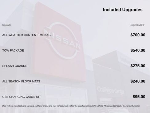 New 2026 Nissan Frontier SV w/ All-Weather Content Package image 7