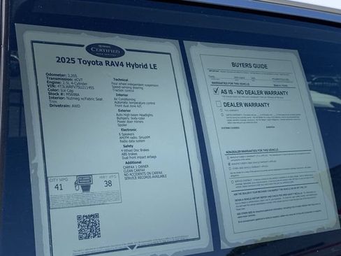 Certified 2025 Toyota RAV4 LE AWD/4WD image 36