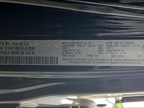 New 2025 Jeep Gladiator Rubicon w/ Safety Group image 19