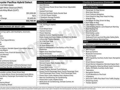 Used 2024 Chrysler Pacifica Limited FWD image 8