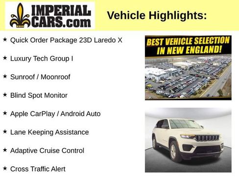 Used 2024 Jeep Grand Cherokee Laredo X w/ Luxury Tech Group I AWD/4WD image 3