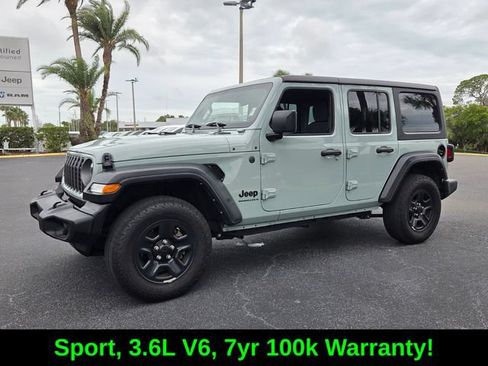 Used 2024 Jeep Wrangler Unlimited Sport AWD/4WD image 3