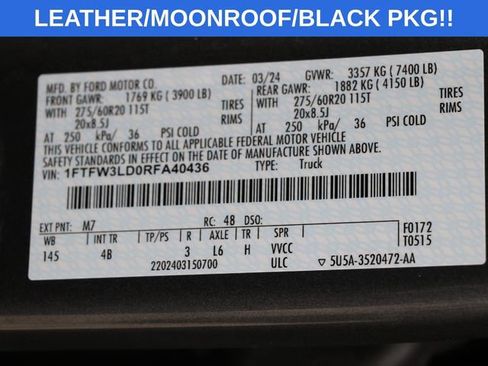 Used 2024 Ford F150 XLT w/ Equipment Group 303A High AWD/4WD image 32