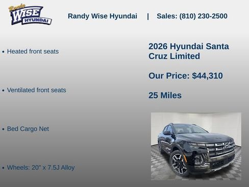 New 2026 Hyundai Santa Cruz Limited AWD/4WD image 20
