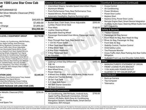 Used 2022 RAM 1500 Lone Star RWD image 7