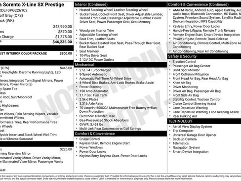 Certified 2023 Kia Sorento SX Prestige image 15