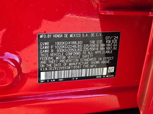 Certified 2025 Honda HR-V Sport image 28