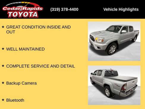 Used 2012 Toyota Tacoma 4x4 Double Cab image 7
