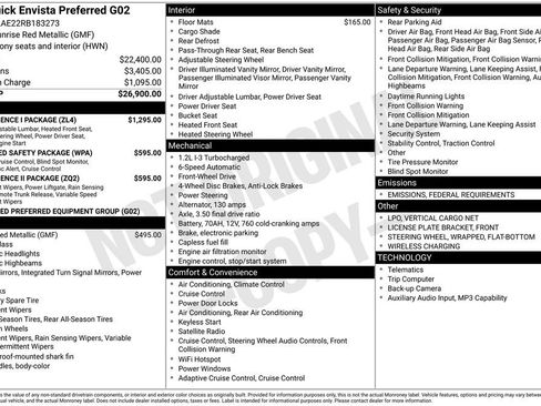 Used 2024 Buick Envista Preferred w/ Convenience I Package image 2