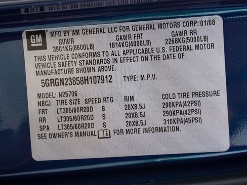 Used 2008 HUMMER H2 image 22