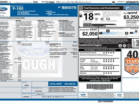 Used 2017 Ford F150 Lariat RWD image 5