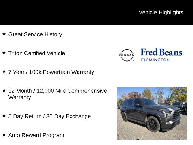 Used 2024 Toyota Sequoia Limited w/ Nightshade Package AWD/4WD image 5