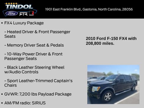 Used 2010 Ford F150 FX4 AWD/4WD image 14