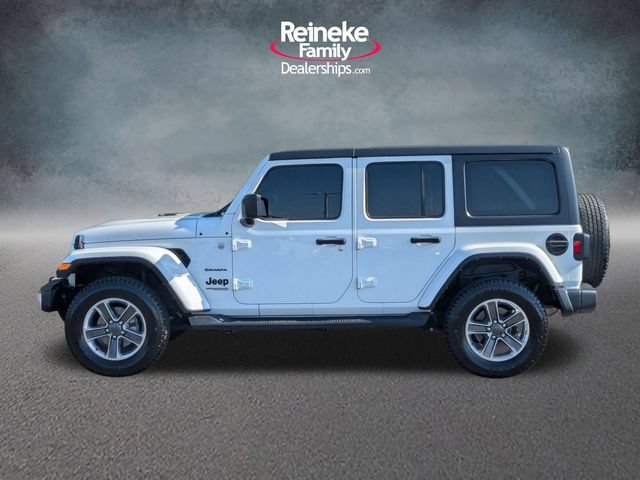 Used 2021 Jeep Wrangler Unlimited Sahara w/ Uconnect 4C Nav & Sound Group AWD/4WD image 9