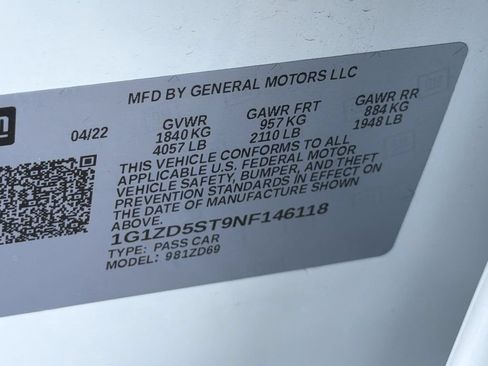 Certified 2022 Chevrolet Malibu LT w/ Leather Package FWD image 30