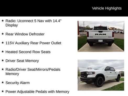 New 2026 RAM 1500 Rebel w/ Rebel Level 2 Equipment Group AWD/4WD image 6