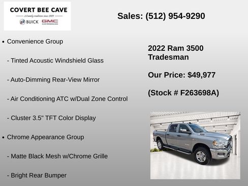 Used 2022 RAM 3500 Tradesman AWD/4WD image 12