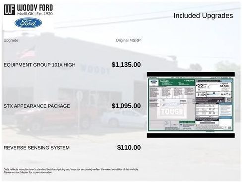 Used 2022 Ford Ranger XL w/ Equipment Group 101A High RWD image 5