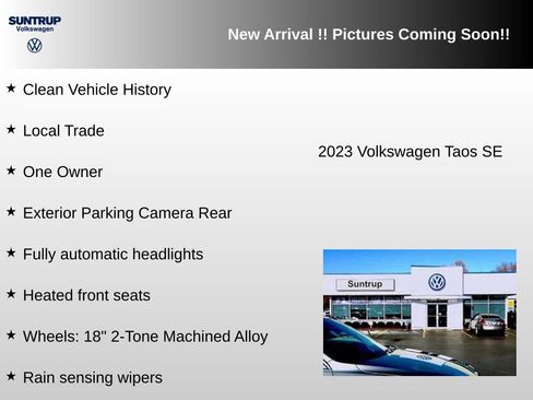 Used 2023 Volkswagen Taos SE FWD image 2