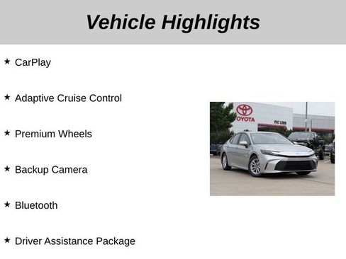 Used 2025 Toyota Camry LE FWD image 5