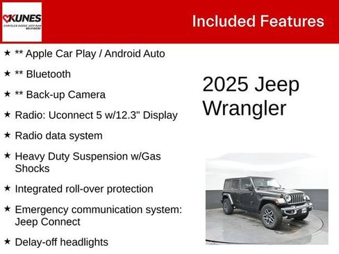 Used 2025 Jeep Wrangler Unlimited Sahara AWD/4WD image 3