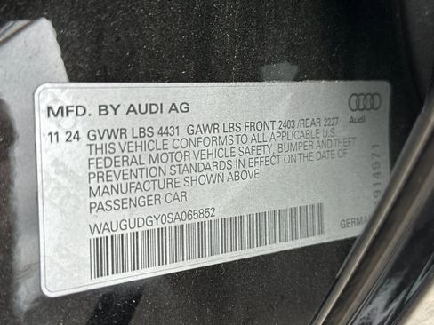 Certified 2025 Audi A3 2.0T Premium w/ Black Optic Package image 30