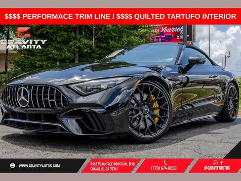 Used 2022 Mercedes-Benz SL 55 AMG 4MATIC image 1