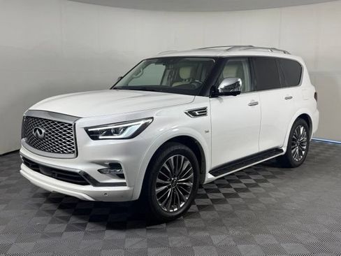 Used 2020 INFINITI QX80 Luxe w/ Sensory Package RWD image 3