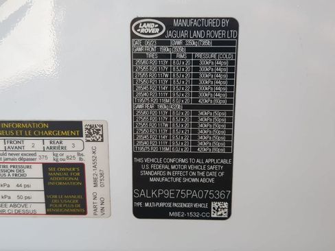 Used 2023 Land Rover Range Rover SE AWD/4WD image 38