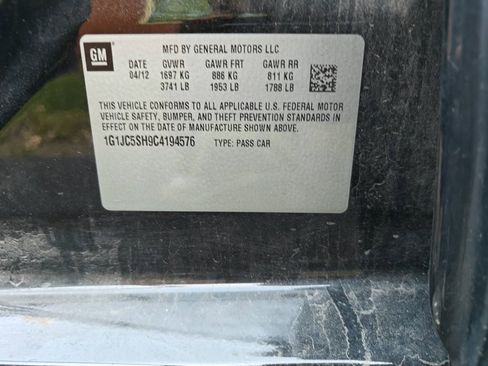 Used 2012 Chevrolet Sonic LT image 11