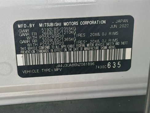 Used 2022 Mitsubishi Outlander SE FWD image 36