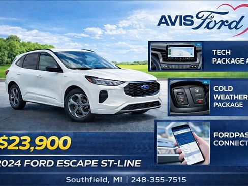 Certified 2024 Ford Escape ST-Line w/ Tech Pack #1 image 1