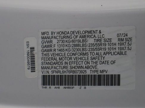 Used 2024 Honda Odyssey Sport image 54