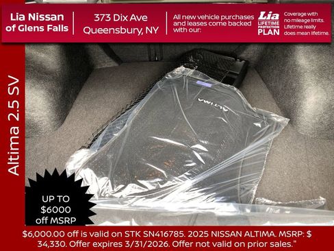 New 2025 Nissan Altima 2.5 SV w/ SV Premium Package image 25