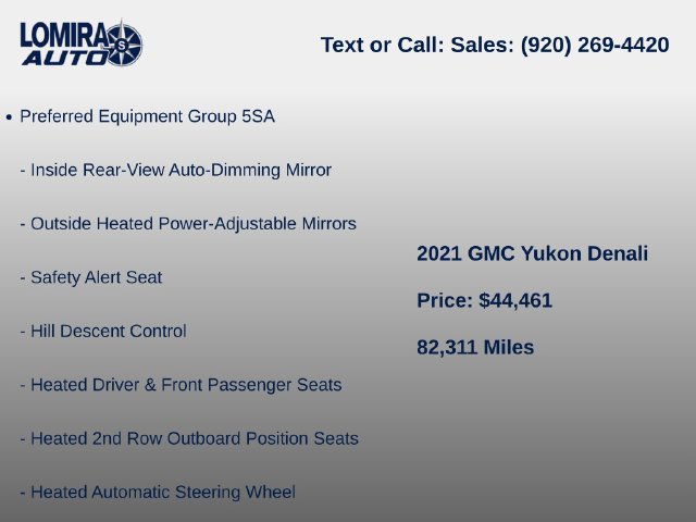 Used 2021 GMC Yukon Denali AWD/4WD image 7