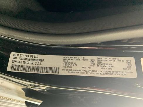 Used 2021 RAM 1500 TRX w/ TRX Level 1 Equipment Group AWD/4WD image 40