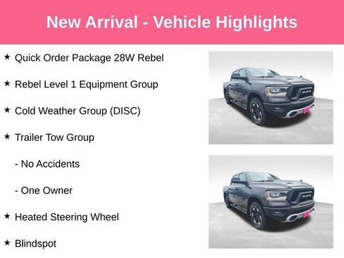Used 2022 RAM 1500 Rebel w/ Level 1 Equipment Group AWD/4WD image 2
