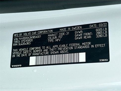 Used 2022 Volvo XC90 T5 Momentum w/ Advanced Package image 46