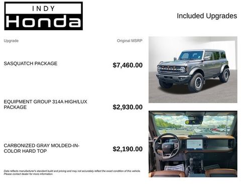 Used 2024 Ford Bronco Outer Banks w/ Sasquatch Package AWD/4WD image 4
